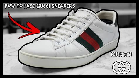 factory lace Gucci ace shoes